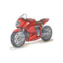 CL152 Штамп "Мотоцикл" (Motorbike)