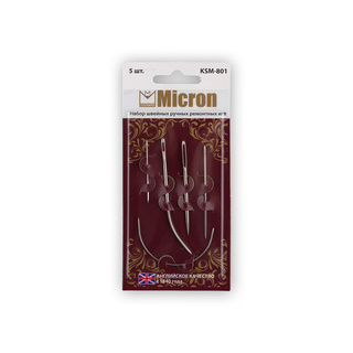 Набор швейных ремонтных игл "Micron" KSM-801 (5 шт. в блистере)