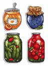 Дары осени. Магниты (пластиковая канва)