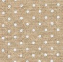 Эдинбург 36, цвет: льняной в белый горох (Edinburgh Petit Raw Natural/White Points 5379), 50x70 см