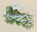 Теплый мир цветущего лета (луг с ромашками)