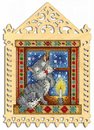 Зимний вечер (деревянная основа)