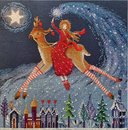 Звёздная метель (30*30 см) (с бисером и металликом)