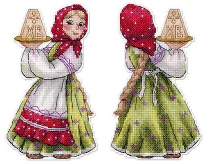 Пасха ко столу (16*10 см) (пластиковая канва)