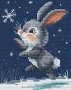 Лёгкость снежной нежности (зайчонок) (10,5*13 см)